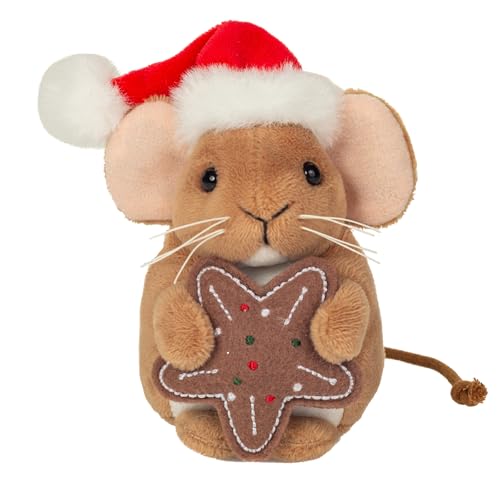 Teddy Hermann 94615 Weihnachtsmaus mit Keks 11 cm, Kuscheltier, Plüschtier Teddy Hermann 94615 Weihnachtsmaus mit Keks 11 cm, Kuscheltier, Plüschtier von Hermann Teddy