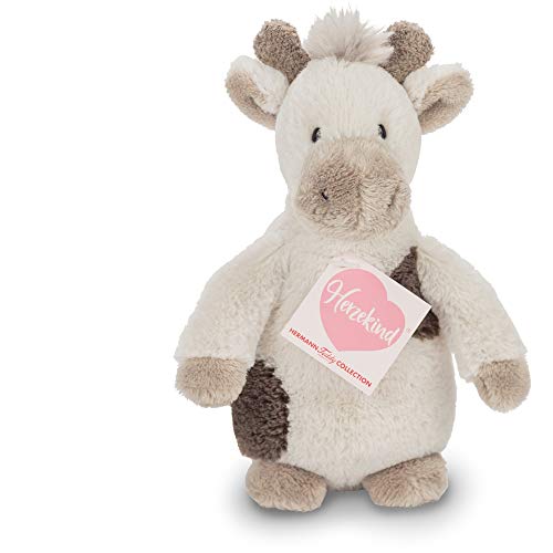 Teddy Hermann Herzekind 93878 Giraffenbaby Pünktchen 20 cm - mit Rassel, Kuscheltier, Plüschtier von Hermann Teddy