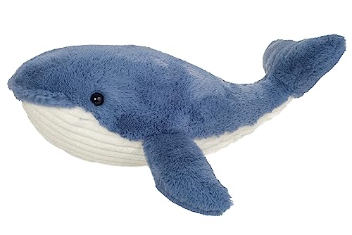 Teddy Hermann Herzekind 93954 Walfisch Waltraud 44 cm, Kuscheltier, Plüschtier mit recycelter Füllung von Hermann Teddy