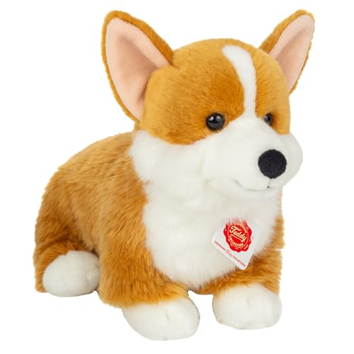 Teddy Hermann Lieblingshunde 91990 Corgi 30 cm, Kuscheltier, Plüschtier mit recycelter Füllung von Hermann Teddy