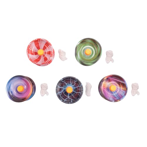 Hermosiey 5 StüCk Legierung Responsive Yoyo Balls Responsive Ball Metall AnfäNger String Trick Ball für AnfäNger, Erwachsene Spieler von Hermosiey