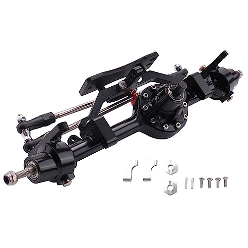 Hermosiey CNC Aluminiumlegierung D90 Vorderachse Hinterachse FüR 1/10 RC Crawler D90 D110 Gelande II Yota II Achse Upgrade Teile,1 von Hermosiey