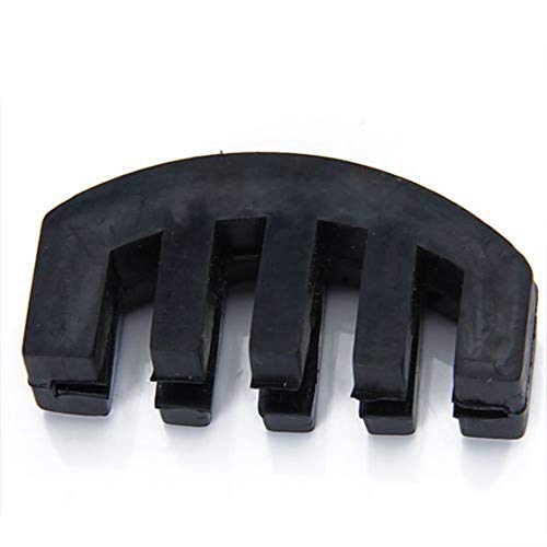 Hermosiey Rubber 4/4 Violine Uebungsdaempfer Schwarz von Hermosiey