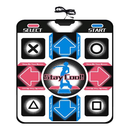 Hermosiey USB-Kabelgebundene Tanzmatten 11 Tasten Tanzspiel Step Pad Tänzerdecke Ausrüstung von Hermosiey