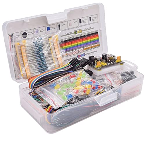 Hermosiey neues breadboard-Set elektronikkomponenten-bausatz mit kunststoffbox für r3-komponentenpaket von Hermosiey