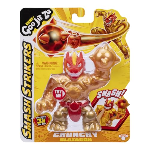 BANDAI CO42793 Heroes von GOO JIT Zu Actionfigur, entdecken Sie die neuen Smash Strikers Blazagon-Figur, Knetmasse und Dehnung, Mehrfarbig von Heroes of Goo Jit Zu