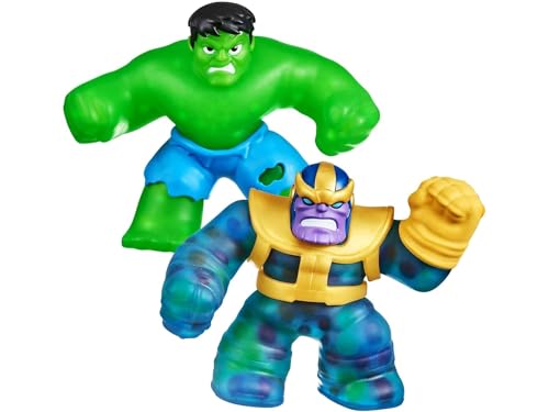 Bandai GOO JIT Zu Heroes Marvel Pack 2 Hulk und Thanos von Heroes of Goo Jit Zu