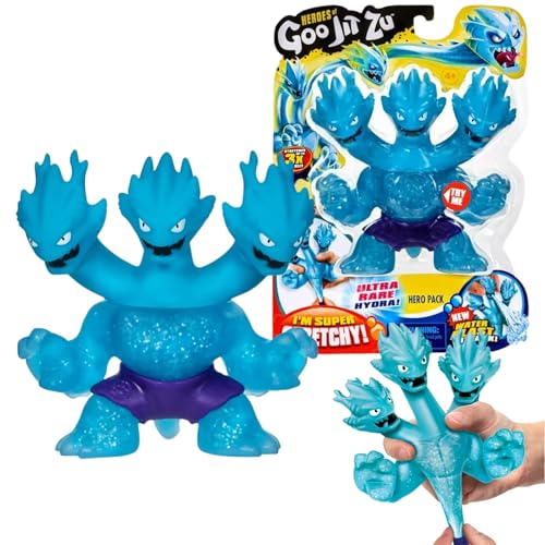 GOO JIT Zu Hydra Water Blast S2: Squishy, Super-Dehnbar und mit Einzigartiger Füllung – Ultra Selten von Heroes of Goo Jit Zu