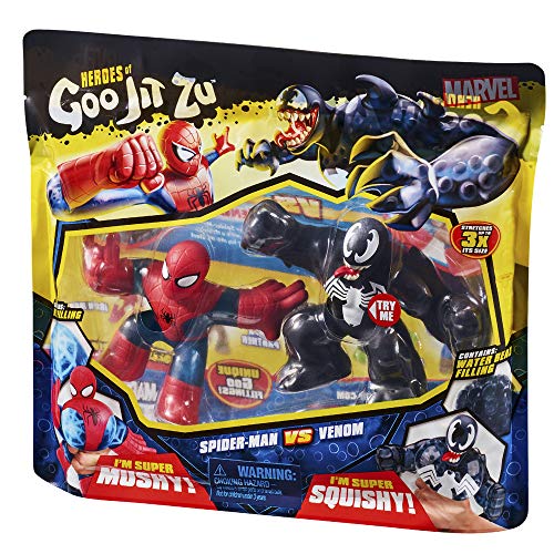 Heroes de Goo Jit Zu of GOO JIT Zu - Pack Superhelden Marvel - Spider-Man VS Venom, CO41146, Bunt von Heroes of Goo Jit Zu