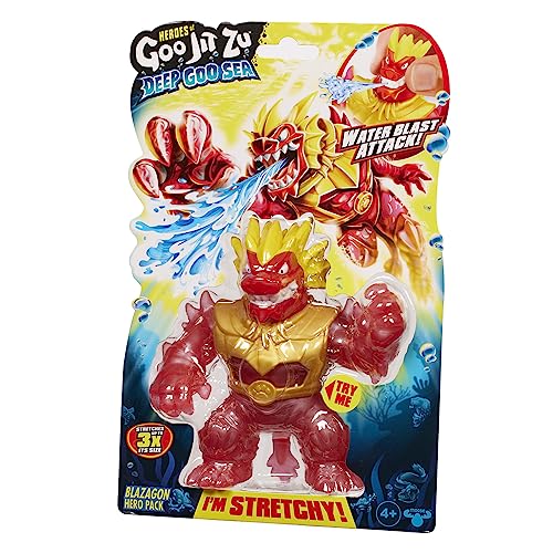 Heroes of Goo Jit Zu Bandai CO42564 Deep GOO Sea Blazagon Actionfigur, Mehrfarbig von Heroes of Goo Jit Zu