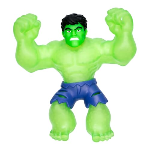 Heroes of Goo Jit Zu Bandai CO42714 Marvel Universum Actionfigur, Hulk, Dein Lieblingsheld, leuchtet im Dunkeln, Knautschen und Dehnen, Mehrfarbig, CO42714 von Heroes of Goo Jit Zu