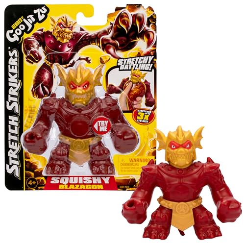 Heroes of Goo Jit Zu BANDAI CO42780 Actionfigur, Entdecken Sie die Stretch-Strikers Figur, Blazagon und Dehnung, Mehrfarbig, CO42780 von Heroes of Goo Jit Zu