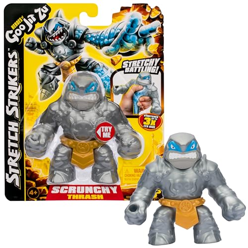 Heroes of Goo Jit Zu Bandai CO42781 Actionfigur, Entdecken Sie die Stretch-Strikers Figur Thrash, quetscht und dehnbar, Mehrfarbig, CO42781 von Heroes of Goo Jit Zu