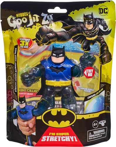 Heroes of Goo Jit Zu DC Hero Pack Super Stretchy Stealth Armor Batman 11,4 cm groß von Heroes of Goo Jit Zu