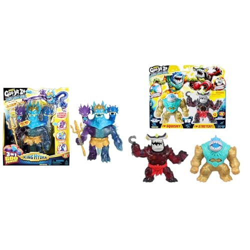 Heroes of Goo Jit Zu Deep GOO Sea King Hydra-Figur & Deep GOO Sea Versus-Pack mit 2 exklusiven Figuren von Heroes of Goo Jit Zu