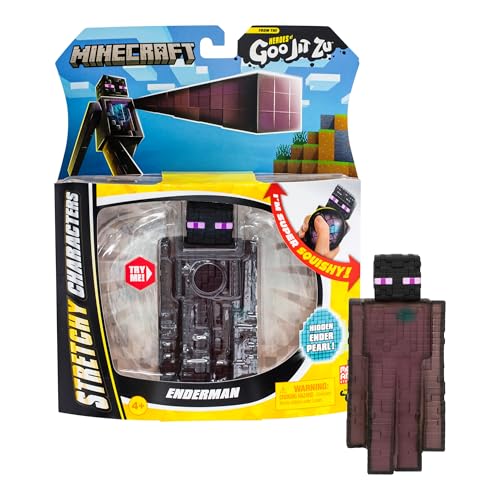 Heroes of Goo Jit Zu – Dehnbare Minecraft-Figuren, Enderman mit Enderperle zum Sammeln, einzigartige elastische Füllung mit versteckten Elementen im Inneren, bis auf die dreifache Größe dehnbar Heroes of Goo Jit Zu – Dehnbare Minecraft-Figuren, Enderman mit Enderperle zum Sammeln, einzigartige elastische Füllung mit versteckten Elementen im Inneren, bis auf die dreifache Größe dehnbar von Heroes of Goo Jit Zu