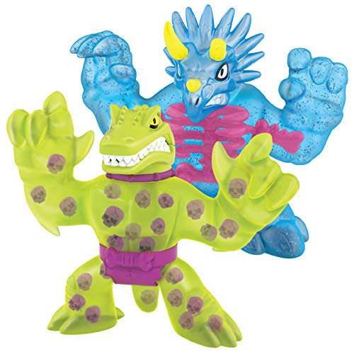 Heroes of Goo Jit Zu Dino X-Ray Verses Pack. Chomp Attack Verapz Verses X-Ray Bones Thrash. 4.5' Tall Action Figure. Perfect Christmas/Birthday Present for 4 to 8 Years Squishy, Stretchy Tactile Play von Heroes of Goo Jit Zu