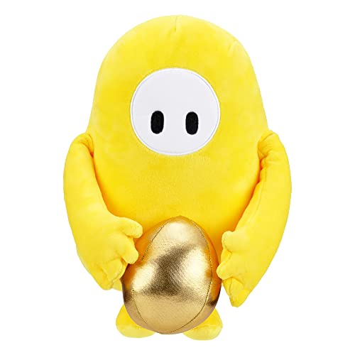 Heroes of Goo Jit Zu Fall Guys 30 cm Plüschfigur Original Yellow mit Goldener Krone aus dem Videospiel Ultimate Knockout” aus superweichem Premium-Plüsch, insgesamt 2 Figuren zum Sammeln, 62606 von Fall Guys