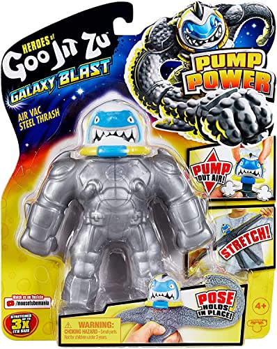 Heroes of Goo Jit Zu Galaxy Blast Actionfigur (Orbitox, Warsnap, Tyro, Blazagon, Rock Jaw, Brainboom) (Air Vac Steel Thrash (15,2 cm) von Heroes of Goo Jit Zu