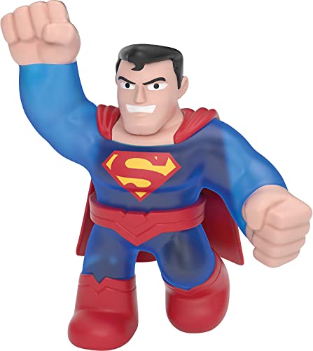 Heroes of Goo Jit Zu, super Stretchy Action-Figur mit einzigartiger Füllung, lizenzierte DC-Edition: Superman Rot/Blau. von Heroes of Goo Jit Zu