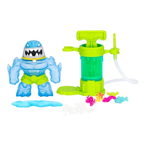 Heroes of Goo Jit Zu Hero Creator Thrash mit 3 einzigartigen GOO-Füllungen, mischen, füllen und erstellen Sie Ihre eigene Dehnbare Actionfigur, Spielen Sie Immer Wieder von Heroes of Goo Jit Zu