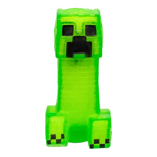 Heroes of Goo Jit Zu – Dehnbare Minecraft-Figur – Creeper, superknirschende Glibberfüllung mit verstecktem Schießpulver-Element im Inneren, bis auf die dreifache Größe dehnbar von Heroes of Goo Jit Zu