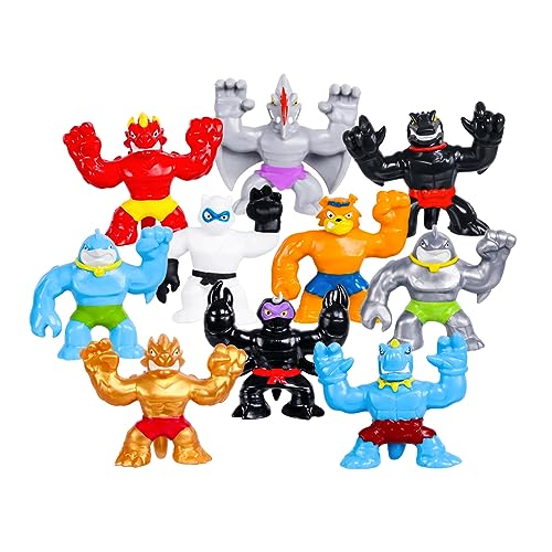 Heroes of Goo Jit Zu Minis, Minis Mega 10 Pack.Stretch, Squish, Battle with 10 Mini in One Pack! von Heroes of Goo Jit Zu