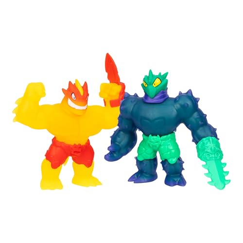 Heroes of Goo Jit Zu Meteor Madness Doppelpacks, Flame Blazagon gegen Cacticus & Pantaro gegen Sludgewing, mit Meteor-Kampfhandschuhwaffe, bis auf die dreifache Größe dehnbar Heroes of Goo Jit Zu Meteor Madness Doppelpacks, Flame Blazagon gegen Cacticus & Pantaro gegen Sludgewing, mit Meteor-Kampfhandschuhwaffe, bis auf die dreifache Größe dehnbar von Heroes of Goo Jit Zu