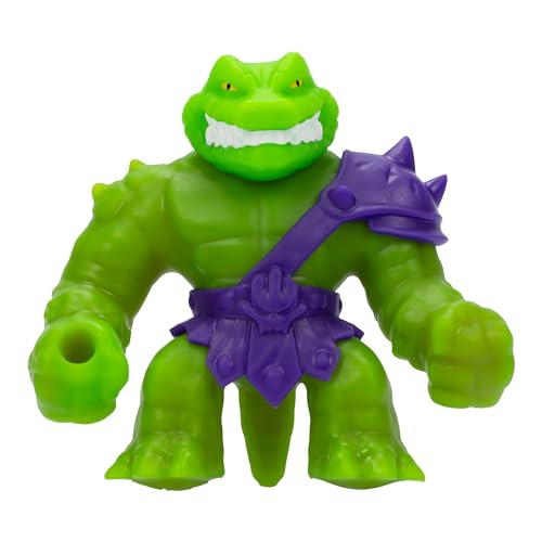 Heroes of Goo Jit Zu Stretch Striker Helden-Packung, Dehnbare Actionfigur Rock Jaw, elastische Füllung, bis zu dem 3-fachen der Größe dehnbar, sammle alle 5 dehnbaren und knirschenden Figuren von Heroes of Goo Jit Zu