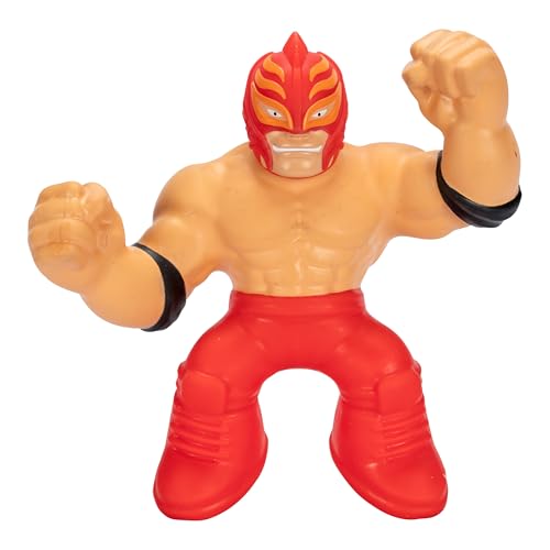 Heroes of Goo Jit Zu WWE Stretchy Superstar Rey Mysterio, Stretch This Amazing WWE Goo Filled Figure of Rey Mysterio with Unique Superstar Gel Filling, Stretch Him Up to 3 times his size von Heroes of Goo Jit Zu