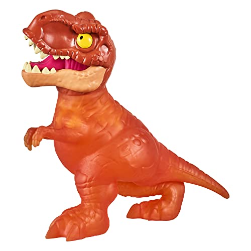 Heroes of Goo Jit Zu, Supagoo-Packung mit super Stretchy, 19,5 cm großer Dinosaurier-Figur mit einzigartiger Füllung, lizensierte Jurassic World-Edition: T-Rex von Heroes of Goo Jit Zu