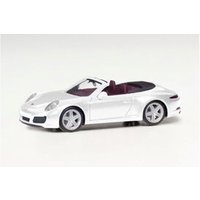 HERPA 038843-002 1:87 Porsche 911 Carrera 2 Cabrio, carraraweiß metallic von Herpa