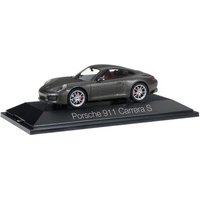 HERPA 070973 1:43 Porsche 911 Carrera Coupé S, achatgrau metallic von Herpa