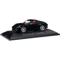 HERPA 071000 1:43 Porsche 911 Carrera Coupé 991 II, schwarz von Herpa