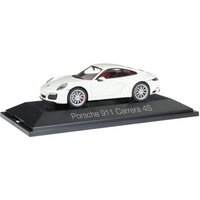 HERPA 071048 1:43 Porsche 911 Carrera 4S Coupé, weiß von Herpa