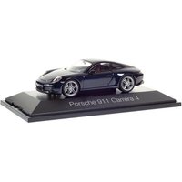 HERPA 071093 1:43 Porsche 911 Carrera 4 Coupé, dunkelblau metallic von Herpa