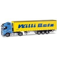 HERPA 071314 1:50 Volvo FH Gl. Lowliner Gardinenplanen-Sattelzug "Willi Betz" von Herpa