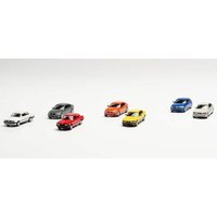 HERPA 076760 1:87 Set mit 7 Modellen "7 Generationen der BMW 3er Reihe" von Herpa