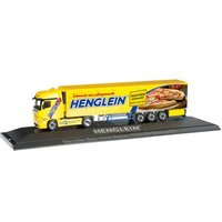 HERPA 121569 1:87 Mercedes-Benz Actros Bigspace Kühlkoffer-Sattelzug "Henglein Pizzateig" von Herpa