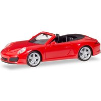 HERPA 28844 1:87 Porsche 911 Carrera 2 Cabrio, indischrot von Herpa