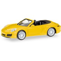 HERPA 28899 1:87 Porsche 911 Carrera 4S Cabrio, racinggelb von Herpa