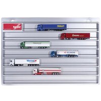 HERPA 29711 1:87 LKW Schaukasten Eurolänge, silber (64,5 cm x 45 cm x 3,5 cm) silber von Herpa