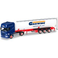 HERPA 306195 1:87 Scania R TL ADR-Silo-Sattelzug "Greiwing" von Herpa