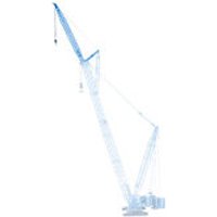 HERPA 308298 1:87 Bausatz F-Spitze für Liebherr Raupenkran LR 1600/2 "Felbermayr" (A) von Herpa