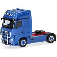 HERPA 311533-005 1:87 Mercedes-Benz Actros Gigaspace Solozugmaschine 2achs mit Lampenbügel und Rammschutz, enzianblau von Herpa