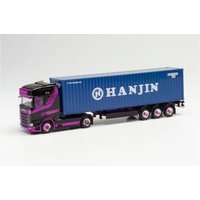 HERPA 313155 1:87 Scania CS 20 HD 40 ft. HC Container-Sattelzug „Hart/Hanjin“ von Herpa