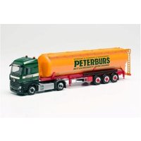 HERPA 313810 1:87 Mercedes-Benz Actros Streamspace Silo-Sattelzug„Peterburs“ von Herpa