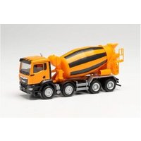 HERPA 314138 1:87 MAN TGS NN Betonmischer-LKW 4-achs, kommunalorange von Herpa