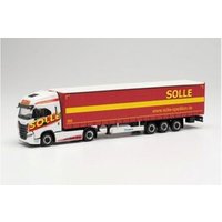 HERPA 315326 1:87 Iveco S-Way Gardinenplanen-Sattelzug „Solle“ von Herpa