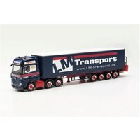 HERPA 316330 1:87 Mercedes-Benz Actros Bigspace Gardinenplanen-Sattelzug mit Heckstapler "Leif Møller" HERPA 316330 1:87 Mercedes-Benz Actros Bigspace Gardinenplanen-Sattelzug mit Heckstapler "Leif Møller" von Herpa